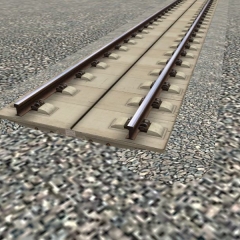 SAM Tor bezpodsypkowy szybkiej kolei FFB 3D/SAM No Ballast fast train track FFB 3D